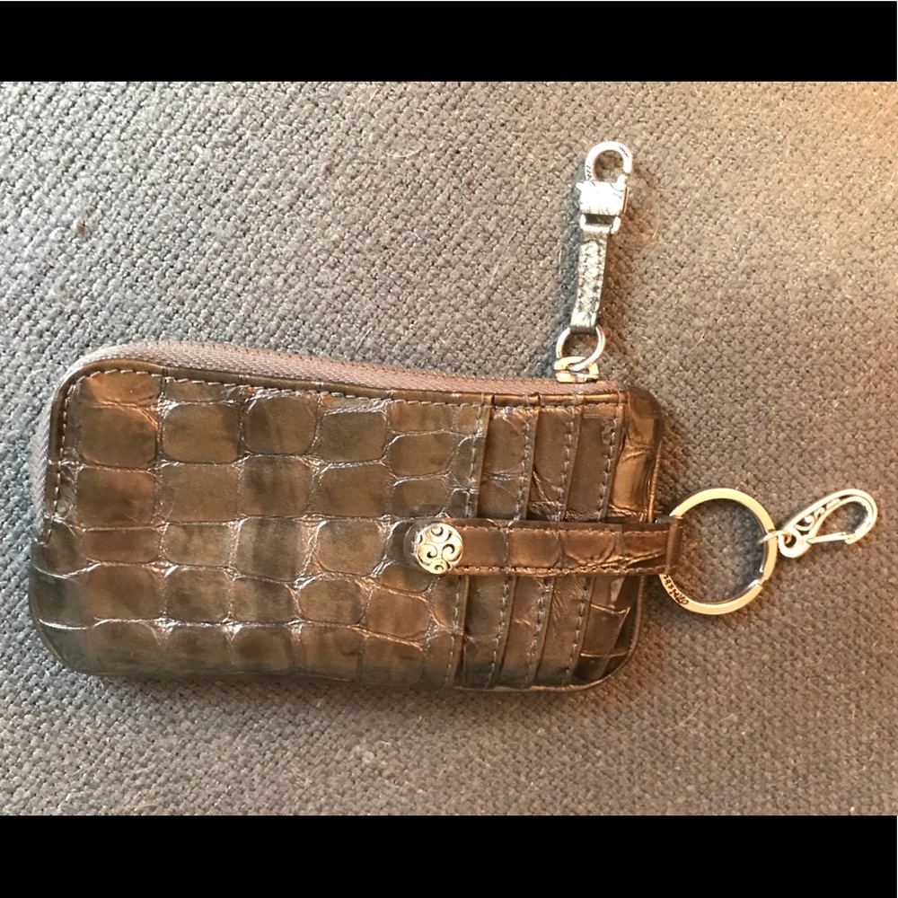 Brighton patent leather CC, wallet, key holder